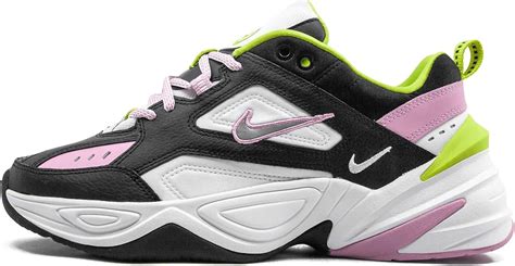 Nike Women's M2K Tekno Black/Metallic Silver/Pink Rose 